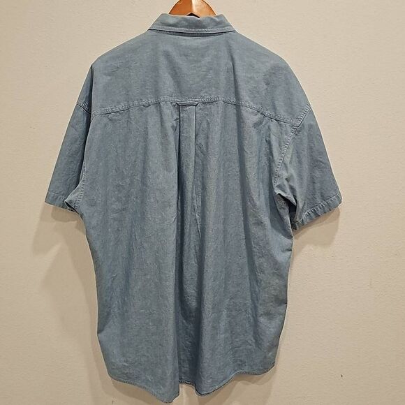 Vintage Chaps Ralph Lauren short sleeve button down. Size XL - Picture 2 of 4